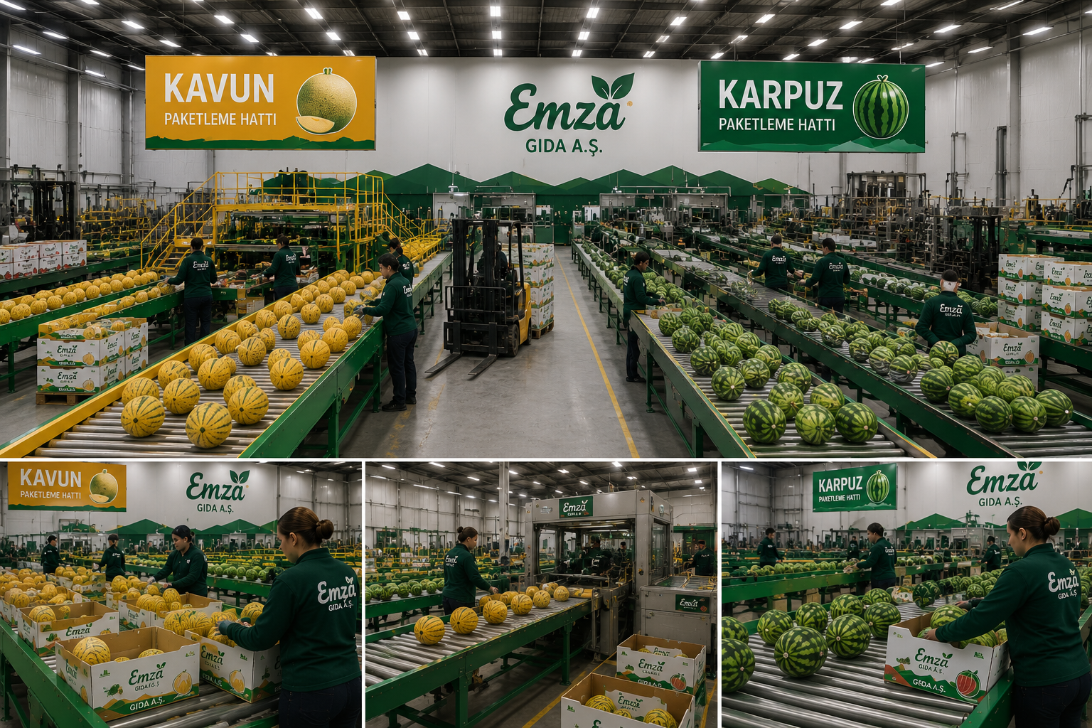 EMZA karpuz ve kavun ambalajları